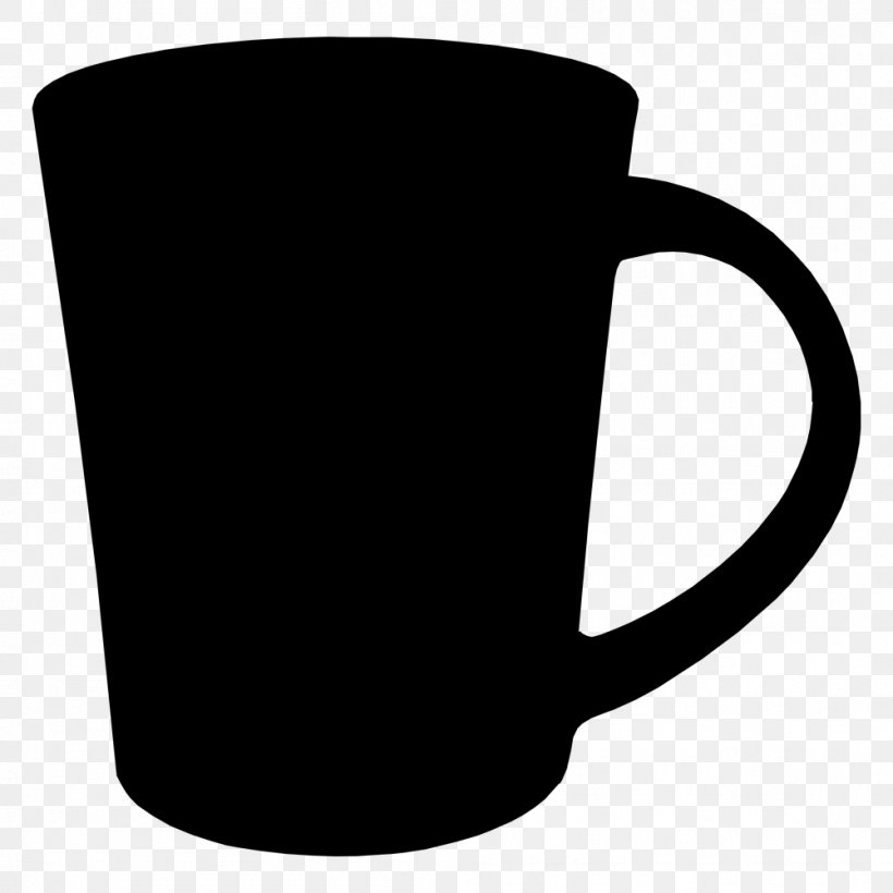 Coffee Cup Mug M, PNG, 1001x1001px, Coffee Cup, Art, Black, Black M, Blackandwhite Download Free