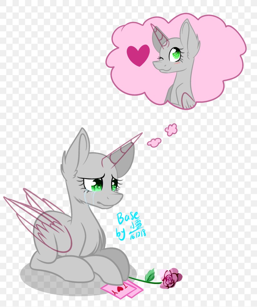 Pony Kitten DeviantArt, PNG, 815x981px, Watercolor, Cartoon, Flower, Frame, Heart Download Free