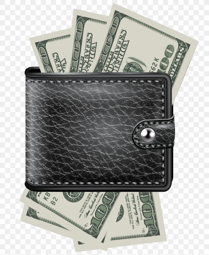 Wallet Money Clip Art, PNG, 3838x4694px, Wallet, Banknote, Brand, Cash, Clipping Path Download Free