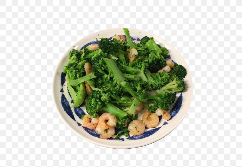 Fried Prawn Broccoli Vegetarian Cuisine Shrimp, PNG, 576x564px, Fried Prawn, Broccoli, Dish, Food, Frying Download Free