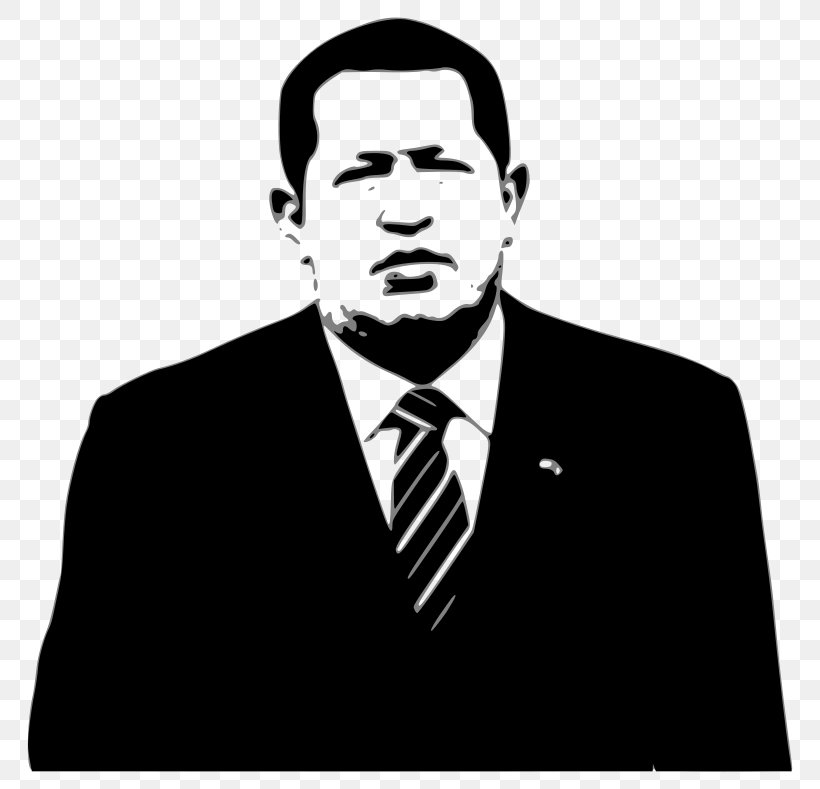 Hugo Chávez Clip Art, PNG, 800x789px, Hugo Chavez, Black And White, Businessperson, Drawing, Facial Hair Download Free