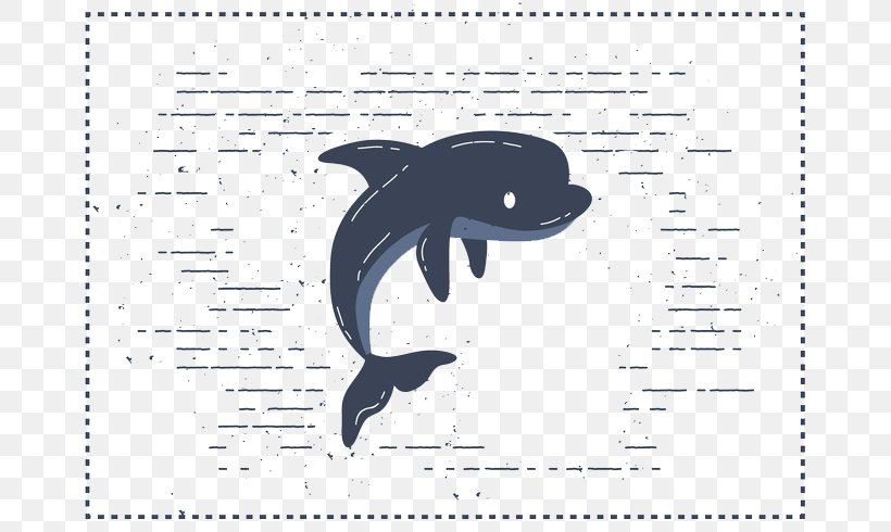 Marine Mammal Dolphin Euclidean Vector, PNG, 700x490px, Marine Mammal, Aquatic Animal, Black And White, Brand, Dolphin Download Free