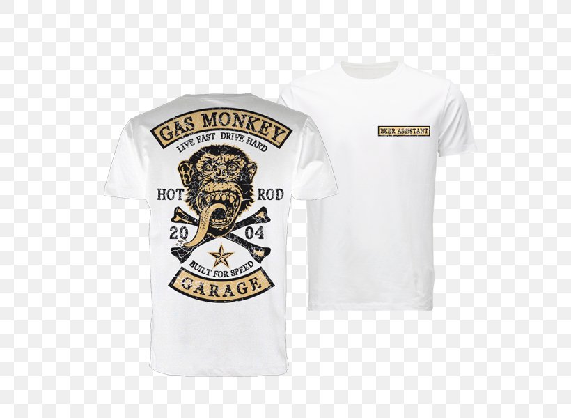 T-shirt Sleeve Collar Gas Monkey Garage, PNG, 600x600px, Tshirt, Active Shirt, Beige, Brand, Clothing Download Free