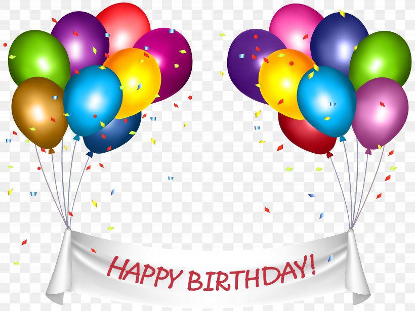 Birthday Cake Banner Happy Birthday To You Clip Art, PNG, 8000x6001px, Birthday, Balloon, Banner, Birthday Cake, Feestversiering Download Free
