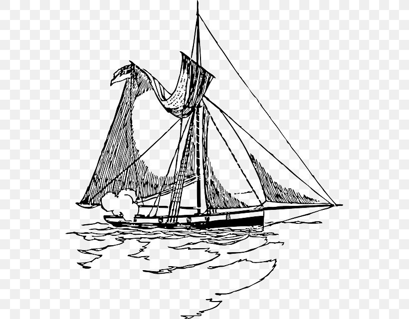 Clip Art Sailing Ship, PNG, 557x640px, Sailing Ship, Baltimore Clipper, Barque, Barquentine, Black And White Download Free
