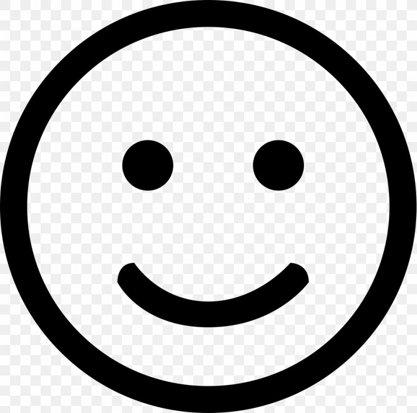Emoticon Smiley Download, PNG, 981x974px, Emoticon, Area, Black And White, Emoji, Emotion Download Free
