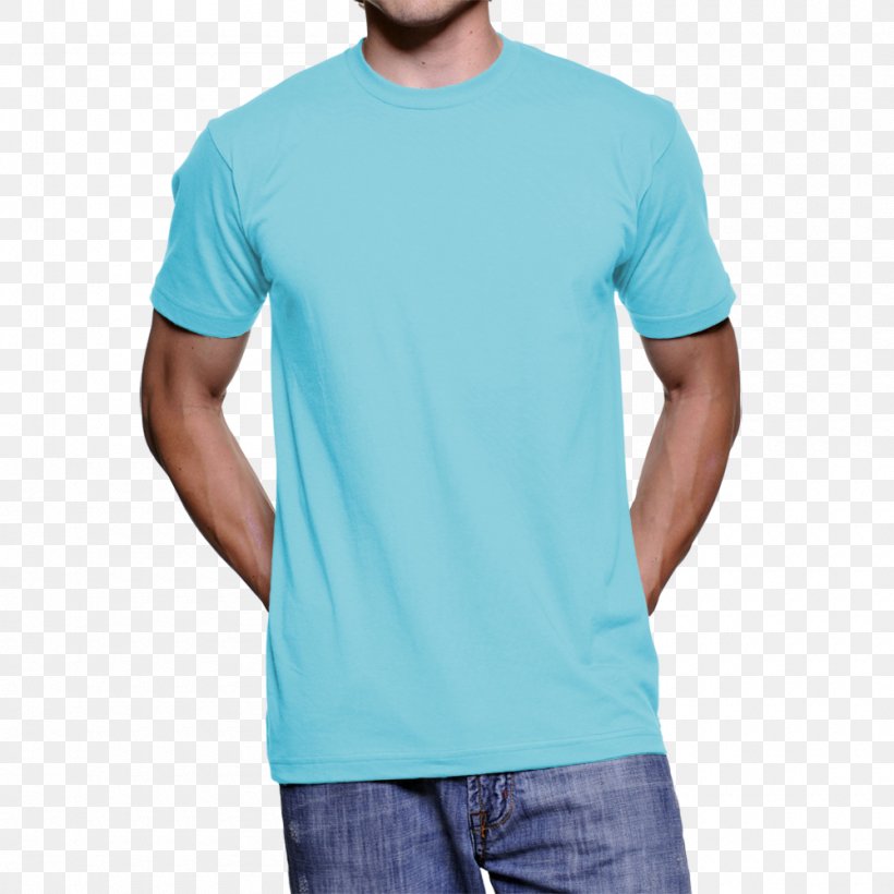 Printed T-shirt Clothing American Apparel Fashion, PNG, 1000x1000px, Tshirt, Active Shirt, American Apparel, Aqua, Azure Download Free