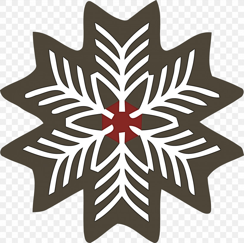 Snowflake Winter New Year, PNG, 3000x2992px, Snowflake, Blackandwhite, Flower, Leaf, New Year Download Free