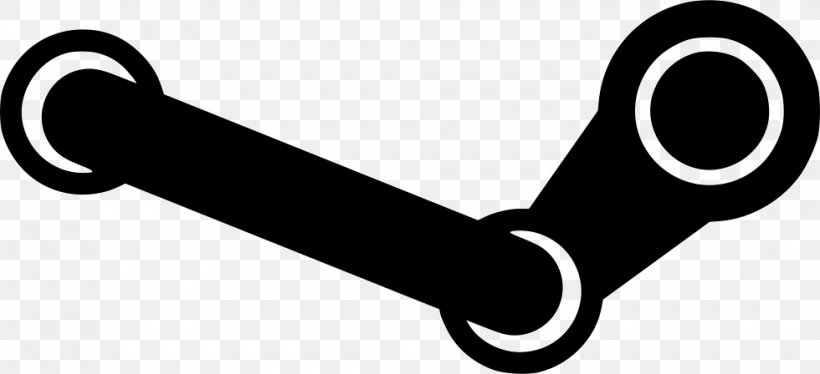 Steam Logo, PNG, 980x448px, Steam, Black And White, Logo, User, Video Game Download Free