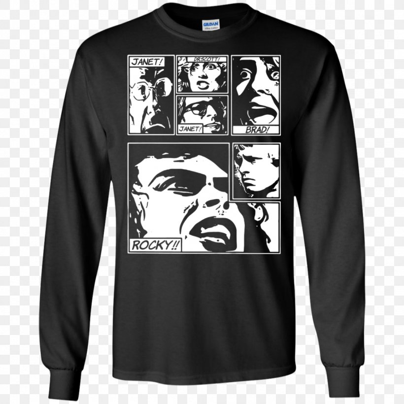 T-shirt Hoodie YouTube Rocky, PNG, 1155x1155px, Tshirt, Active Shirt, Black, Black And White, Bluza Download Free