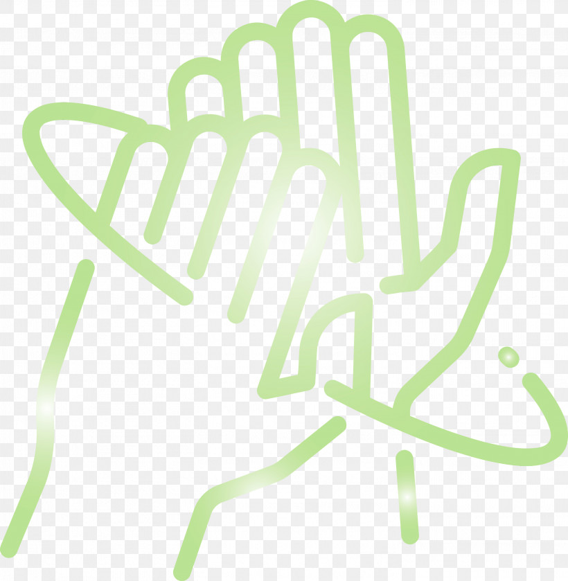 Green Text Line Font Logo, PNG, 2929x3000px, Corona Virus Disease, Cleaning Hand, Green, Line, Logo Download Free