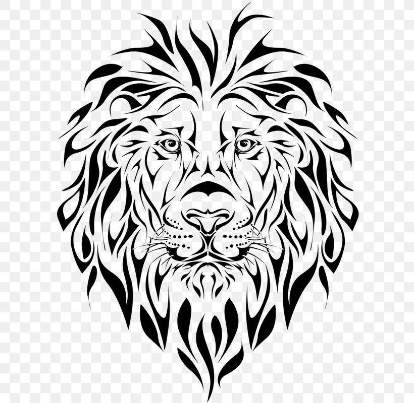 Lion Tiger Totem Cougar, PNG, 604x800px, Lion, Art, Big Cats, Black ...