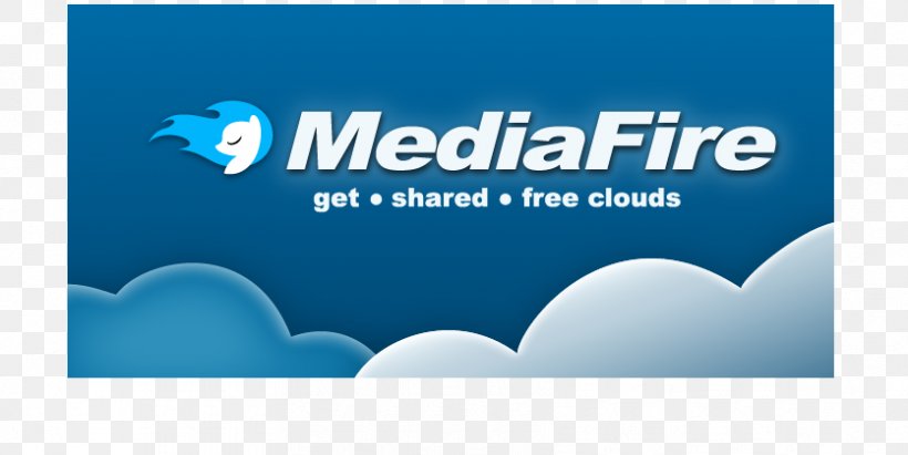 MediaFire Download Cloud Storage Cloud Computing Android, PNG, 835x419px, Mediafire, Android, Banner, Blue, Brand Download Free