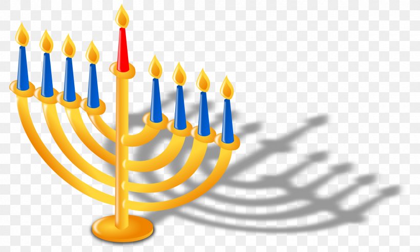 Hanukkah Menorah Judaism Clip Art, PNG, 2400x1440px, Hanukkah, Candle, Candle Holder, Dreidel, Holiday Download Free