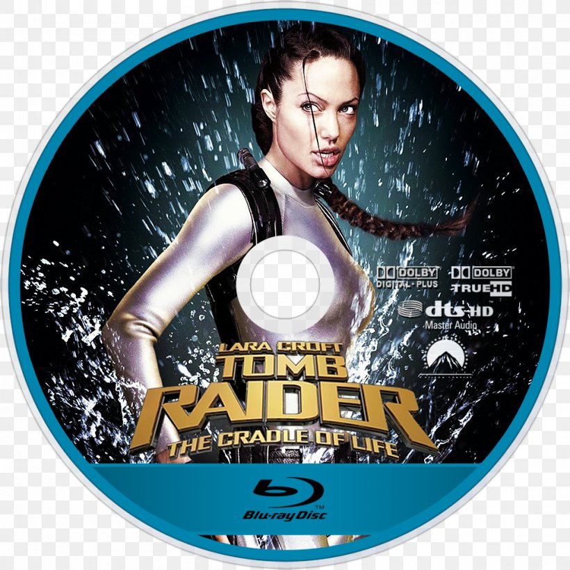 Lara Croft: Tomb Raider – The Cradle Of Life Blu-ray Disc Angelina Jolie, PNG, 1000x1000px, 4k Resolution, Lara Croft, Adventure, Adventure Film, Angelina Jolie Download Free