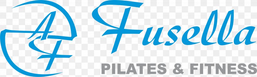 Fusella Fitness Centre Pilates Logo Brand, PNG, 2756x828px, Fitness Centre, Area, Blue, Body, Brand Download Free