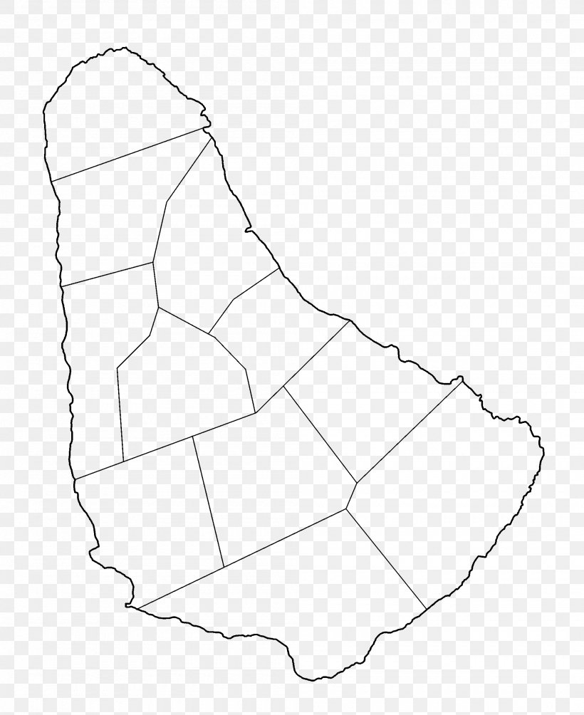 Parishes Of Barbados Blank Map Google Maps, PNG, 2000x2449px, Map, Area, Barbados, Black And White, Blank Map Download Free