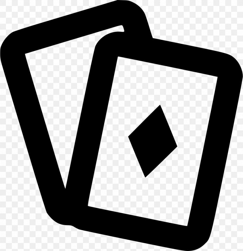 Playcards Icon, PNG, 948x980px, Cdr, Area, Black And White, Brand, Library Download Free