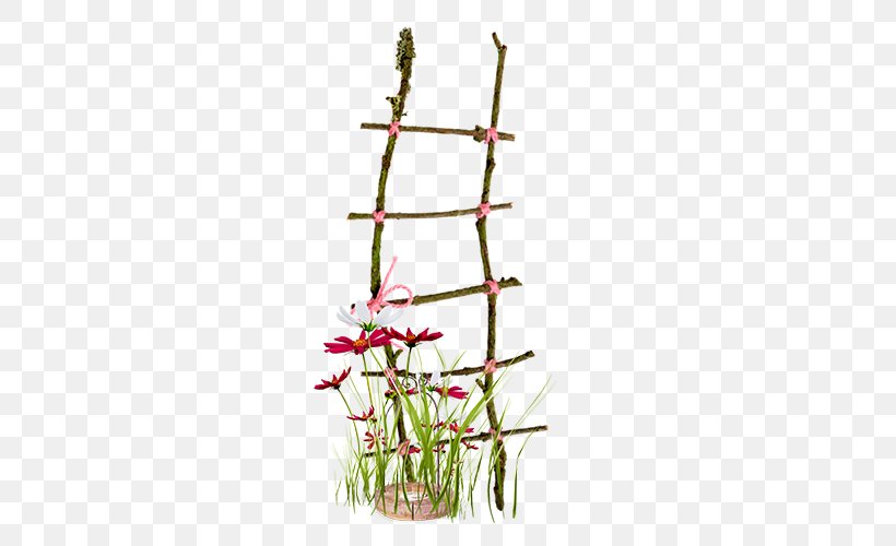 Ladder Clip Art, PNG, 500x500px, Ladder, Albom, Branch, Flora, Floral Design Download Free