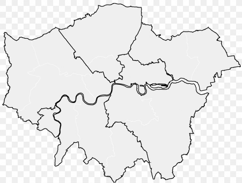 London Borough Of Southwark Map SE Postcode Area London Boroughs Inner London, PNG, 831x629px, London Borough Of Southwark, Area, Black And White, Borough, East End Of London Download Free