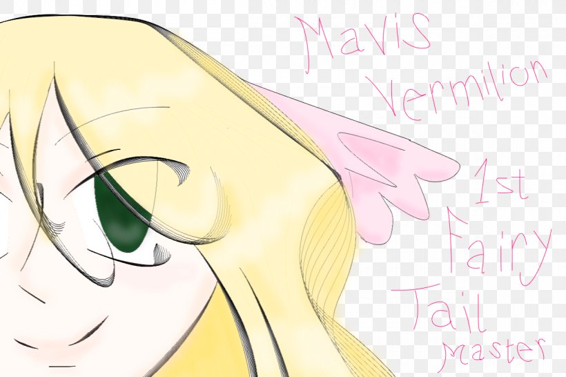 Mavis Vermilion Fairy Tail Eye Clip Art Illustration, PNG, 1200x800px, Watercolor, Cartoon, Flower, Frame, Heart Download Free