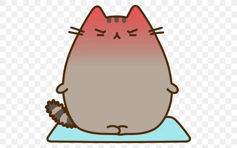 Pusheen Telegram Sticker VK Clip Art, PNG, 512x512px, Pusheen, Artwork, Cartoon, Friends, Online And Offline Download Free