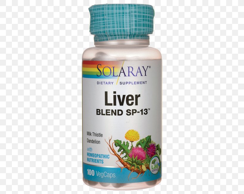 Liver Milk Thistle Dietary Supplement Kidney Detoxification, PNG, 650x650px, Watercolor, Cartoon, Flower, Frame, Heart Download Free