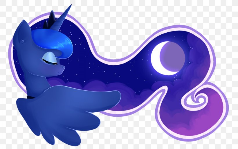 Princess Luna Pony Art Blue, PNG, 1024x645px, Princess Luna, Art, Blue, Cobalt Blue, Deviantart Download Free