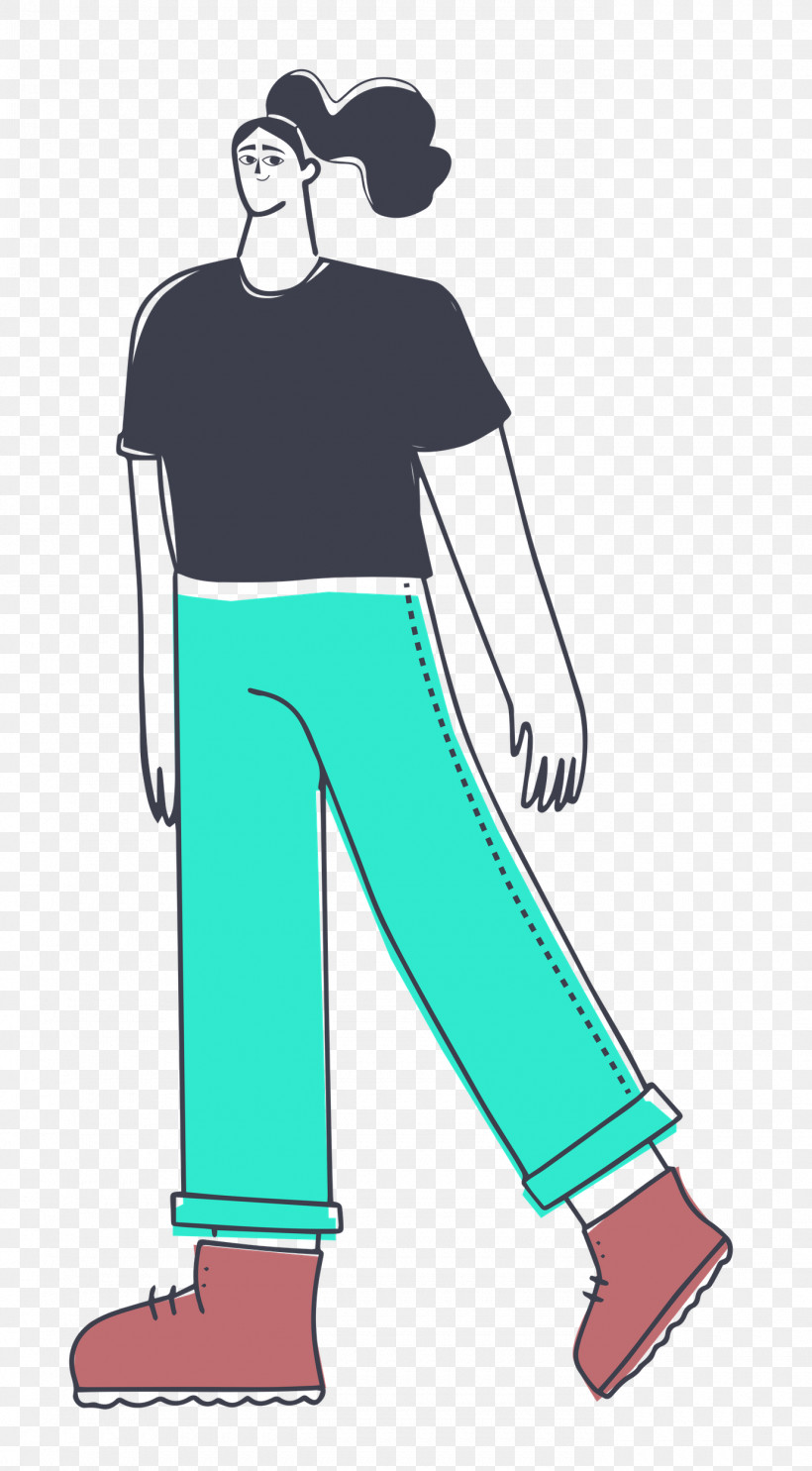 Girl Standing, PNG, 1380x2500px, Girl Standing, Character, Clothing, Green, Shoe Download Free