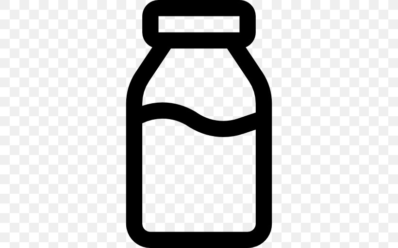 Milkshake, PNG, 512x512px, Milkshake, Alcoholic Drink, Area, Black And White, Bottle Download Free