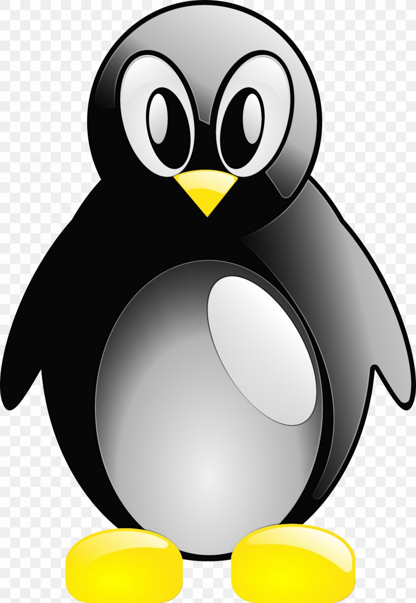 Penguin, PNG, 1654x2400px, Watercolor, Beak, Bird, Cartoon, Emperor Penguin Download Free