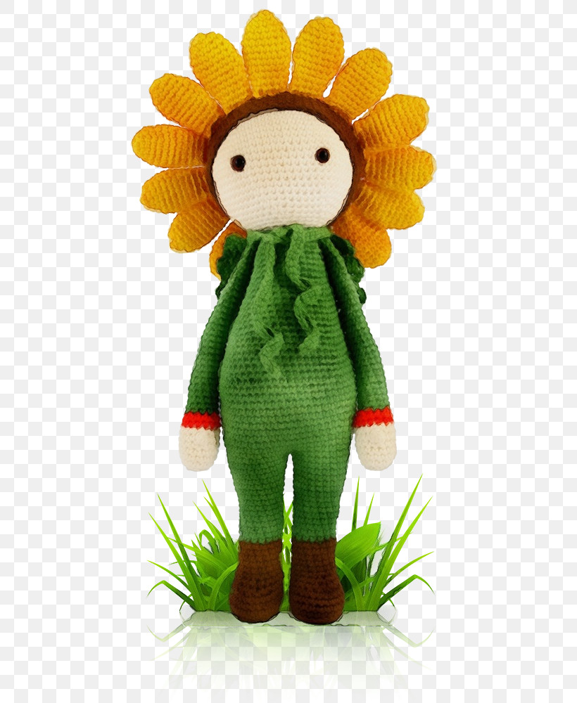 Stuffed Toy Doll Crochet Amigurumi Knitting, PNG, 508x1000px, Watercolor, Amigurumi, Clothing, Crochet, Doll Download Free