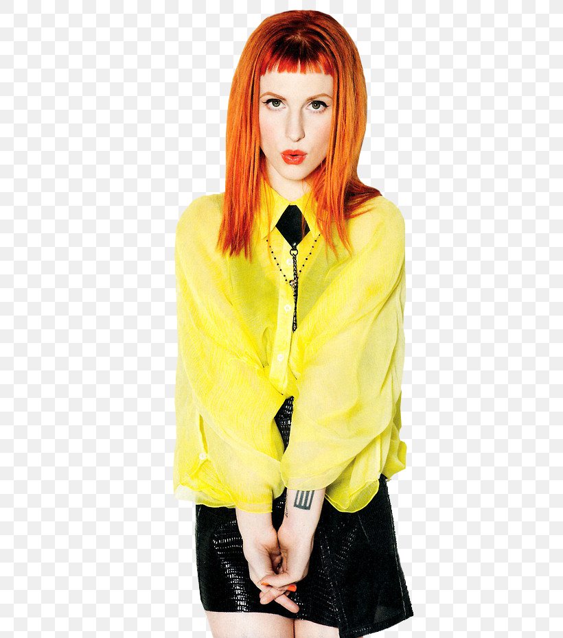 Hayley Williams Paramore Nylon Musician, PNG, 409x930px, Watercolor, Cartoon, Flower, Frame, Heart Download Free