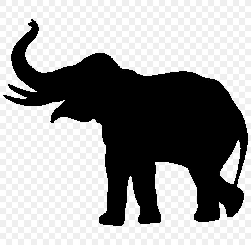 Silhouette Elephantidae Drawing Clip Art, PNG, 800x800px, Silhouette, African Elephant, Animal, Art, Black And White Download Free