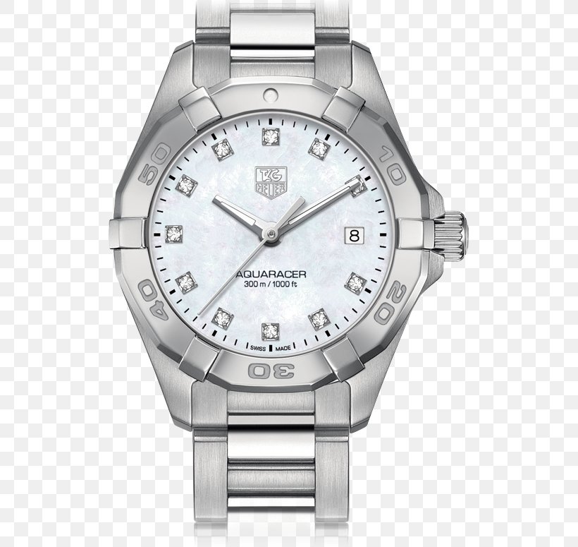 TAG Heuer Aquaracer Watch Jewellery Diamond, PNG, 775x775px, Tag Heuer Aquaracer, Automatic Watch, Brand, Chronograph, Diamond Download Free
