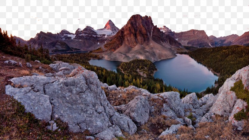 Beautiful Mountain Mount Assiniboine Sunset Cloud, PNG, 1920x1080px, Beautiful Mountain, Cloud, Geology, Lake, Landscape Download Free