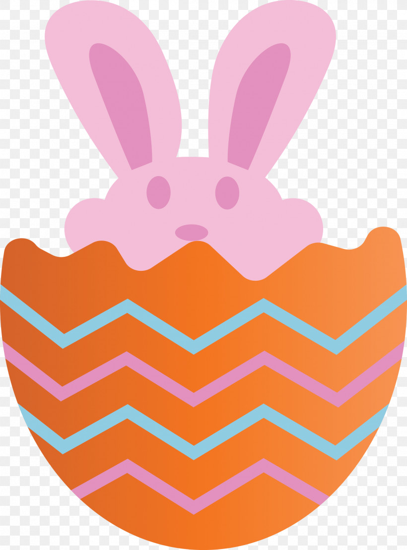 Bunny In Egg Happy Easter Day, PNG, 2218x3000px, Bunny In Egg, Easter Bunny, Happy Easter Day, Pink Download Free
