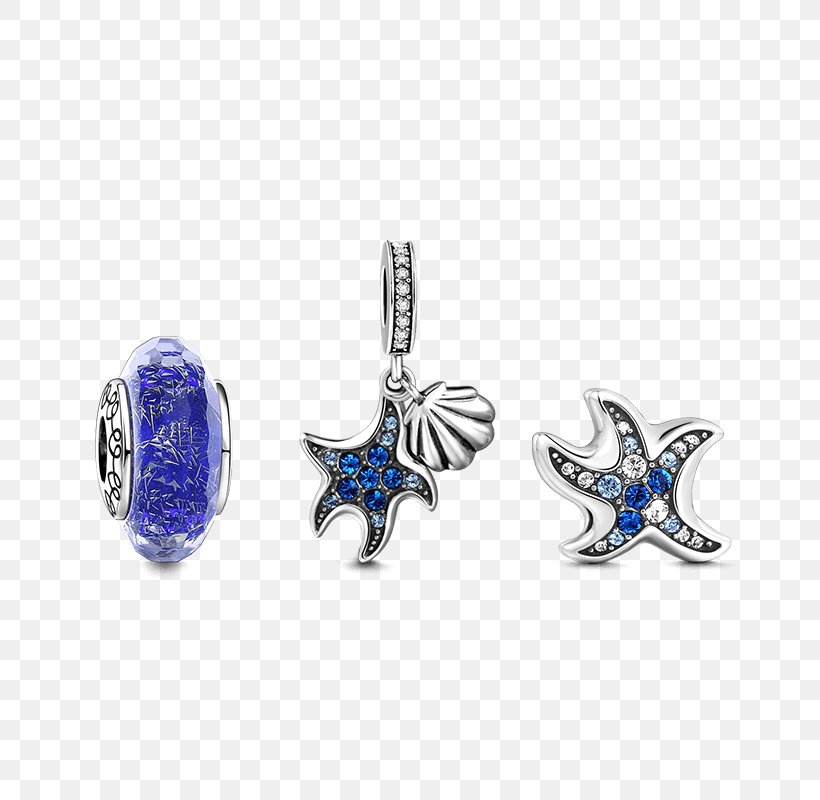 Charm Bracelet Jewellery Locket Earring Silver, PNG, 800x800px, Charm Bracelet, Body Jewellery, Body Jewelry, Cobalt, Cobalt Blue Download Free