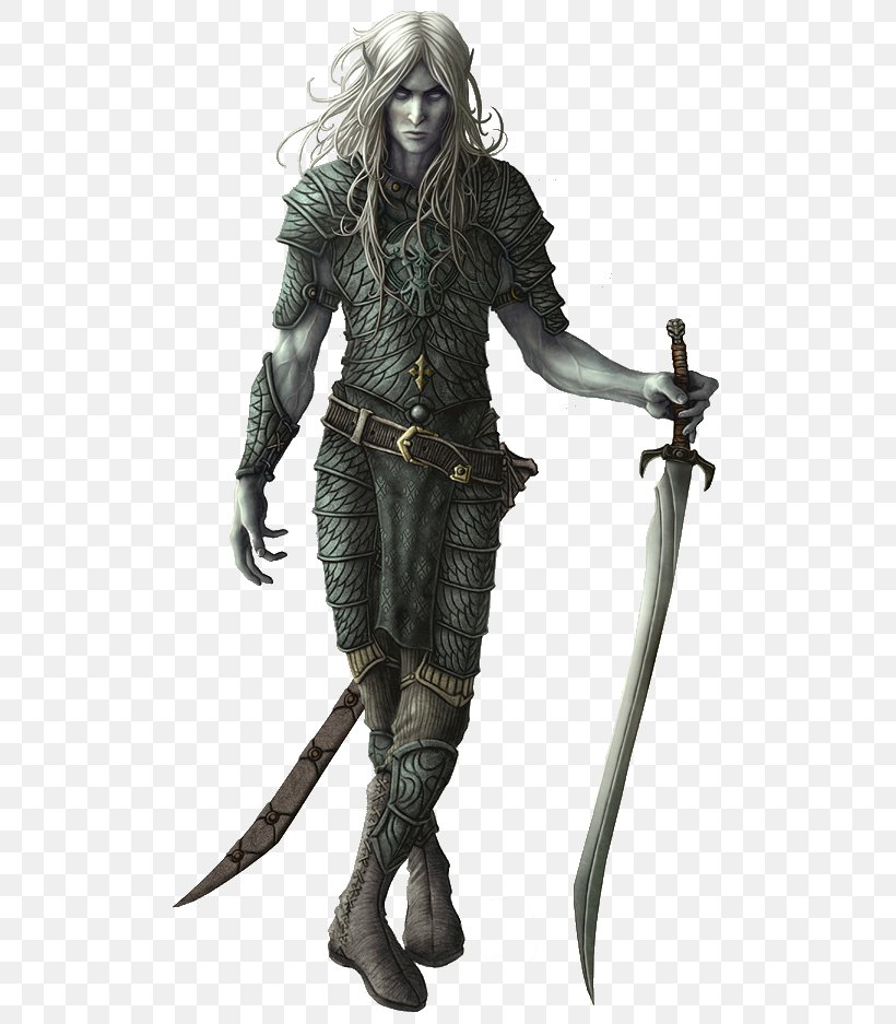 Dungeons & Dragons Elf Dark Elves In Fiction Drow Menzoberranzan, PNG, 518x937px, Dungeons Dragons, Action Figure, Armour, Cold Weapon, Costume Download Free