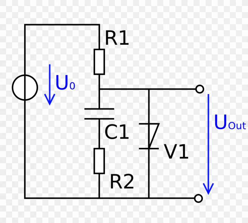Electrical Network Electrical Engineering Electricity Kirchhoff's Circuit Laws RC Circuit, PNG, 853x768px, Electrical Network, Alternating Current, Area, Blue, Capacitor Download Free