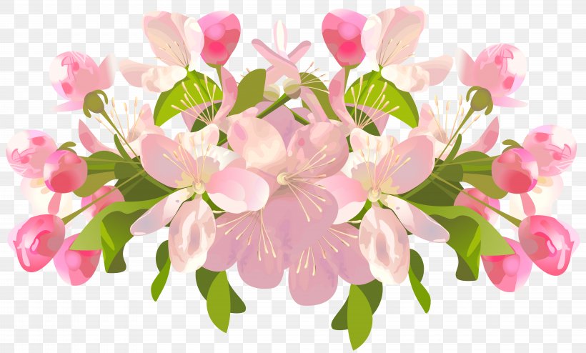 Flower Spring Clip Art, PNG, 8000x4826px, Flower, Blossom, Branch, Cherry Blossom, Cut Flowers Download Free