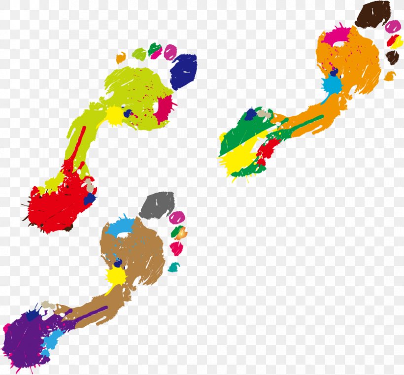 Footprint Paint Color, PNG, 837x777px, Footprint, Area, Art, Color, Color Chart Download Free