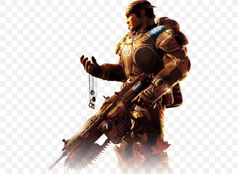 Gears Of War 2 Gears Of War 3 Xbox 360 Gears Of War: Judgment, PNG, 499x600px, Gears Of War 2, Action Figure, Armour, Epic Games, Gears Of War Download Free