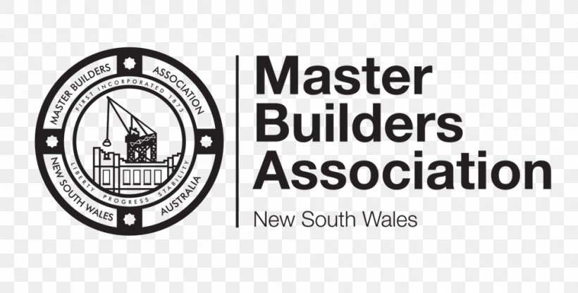 Master Builders Association Of NSW Logo Organization Brand Master's Degree, PNG, 1000x508px, Logo, Area, Black And White, Brand, Label Download Free