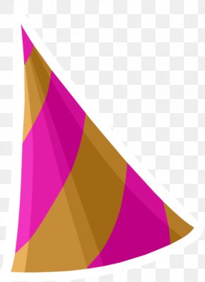 Birthday Hat - Party Hat Purple Violet Magenta Triangle PNG