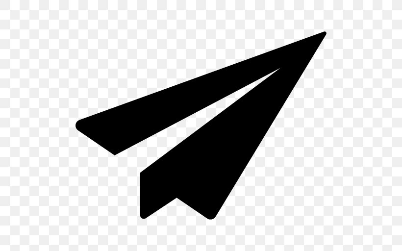 Paper Plane Airplane, PNG, 512x512px, Paper, Airplane, Black, Black And White, Information Download Free