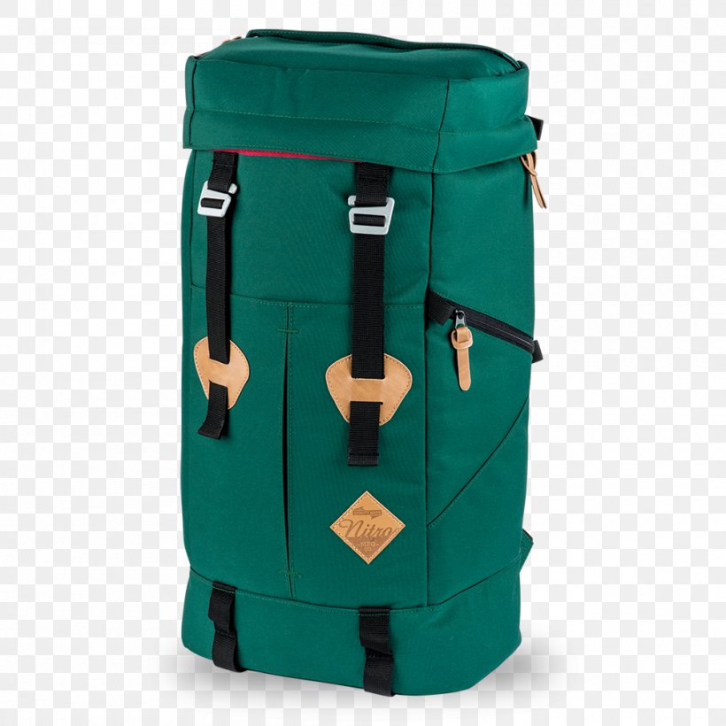 Backpack Bag Nitro Snowboards Liter, PNG, 1000x1000px, Backpack, Bag, Fjallraven Kanken, Green, Liter Download Free