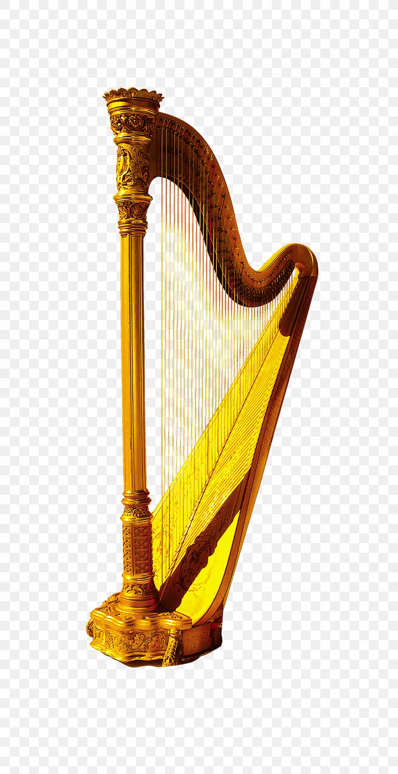 Harp Musical Instrument, PNG, 1330x2589px, Watercolor, Cartoon, Flower, Frame, Heart Download Free