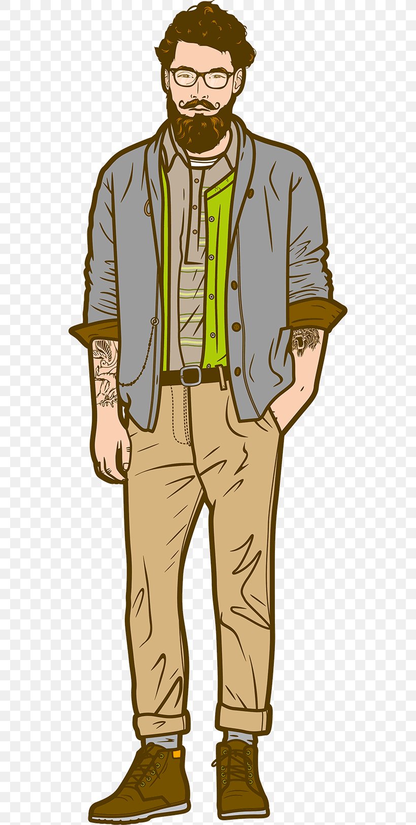Illustration Character Fiction Cartoon, PNG, 550x1625px, Character, Art, Behance, Cartoon, Clothing Download Free