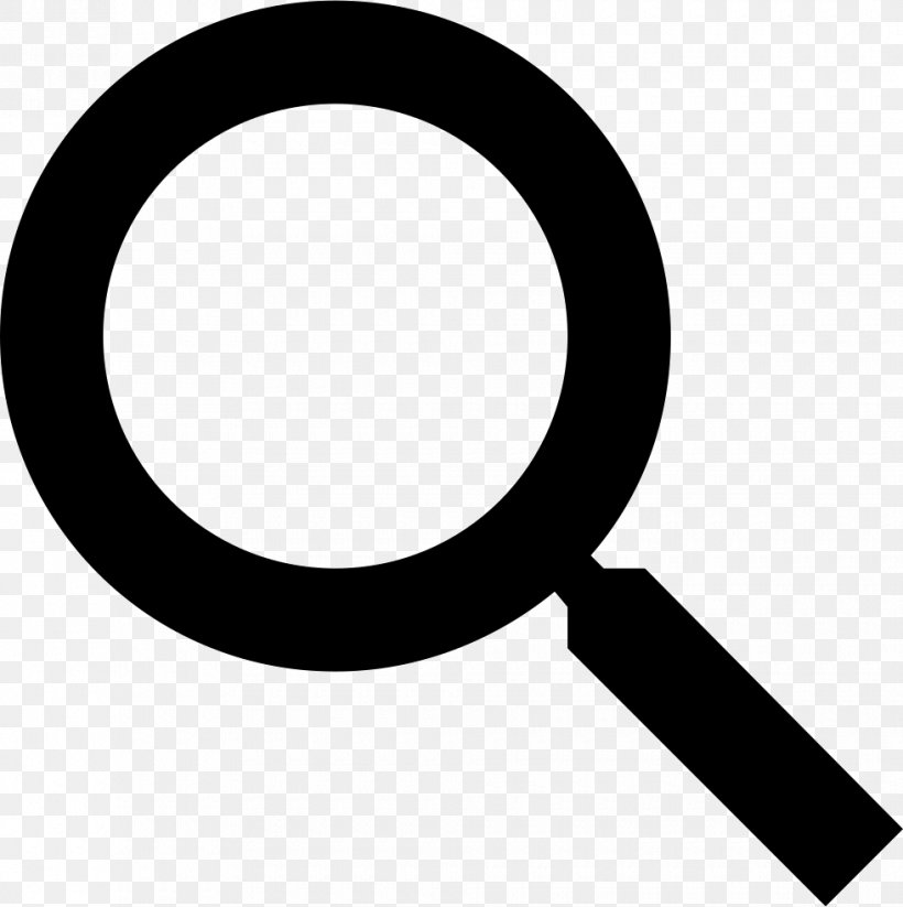 Download Symbol Magnifying Glass, PNG, 980x984px, Symbol, Black And White, Magnifying Glass, Organization, Search Box Download Free
